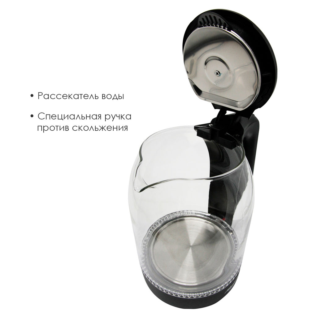 Чайник стеклянный электрический 1,8л АТН-2466 - Полимербыт фото 5