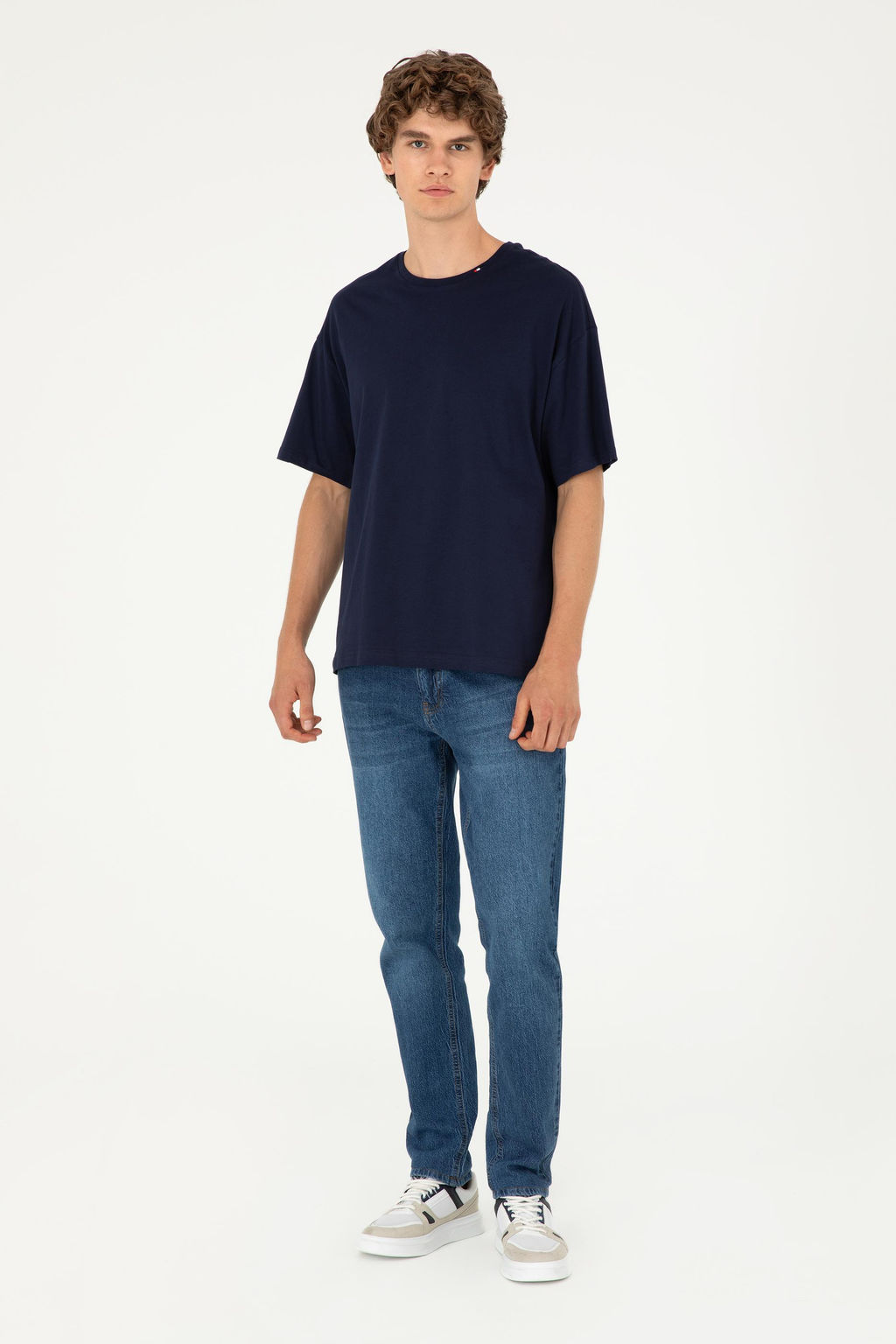 Мужская темно-синяя футболка - U.s. polo assn фото 4