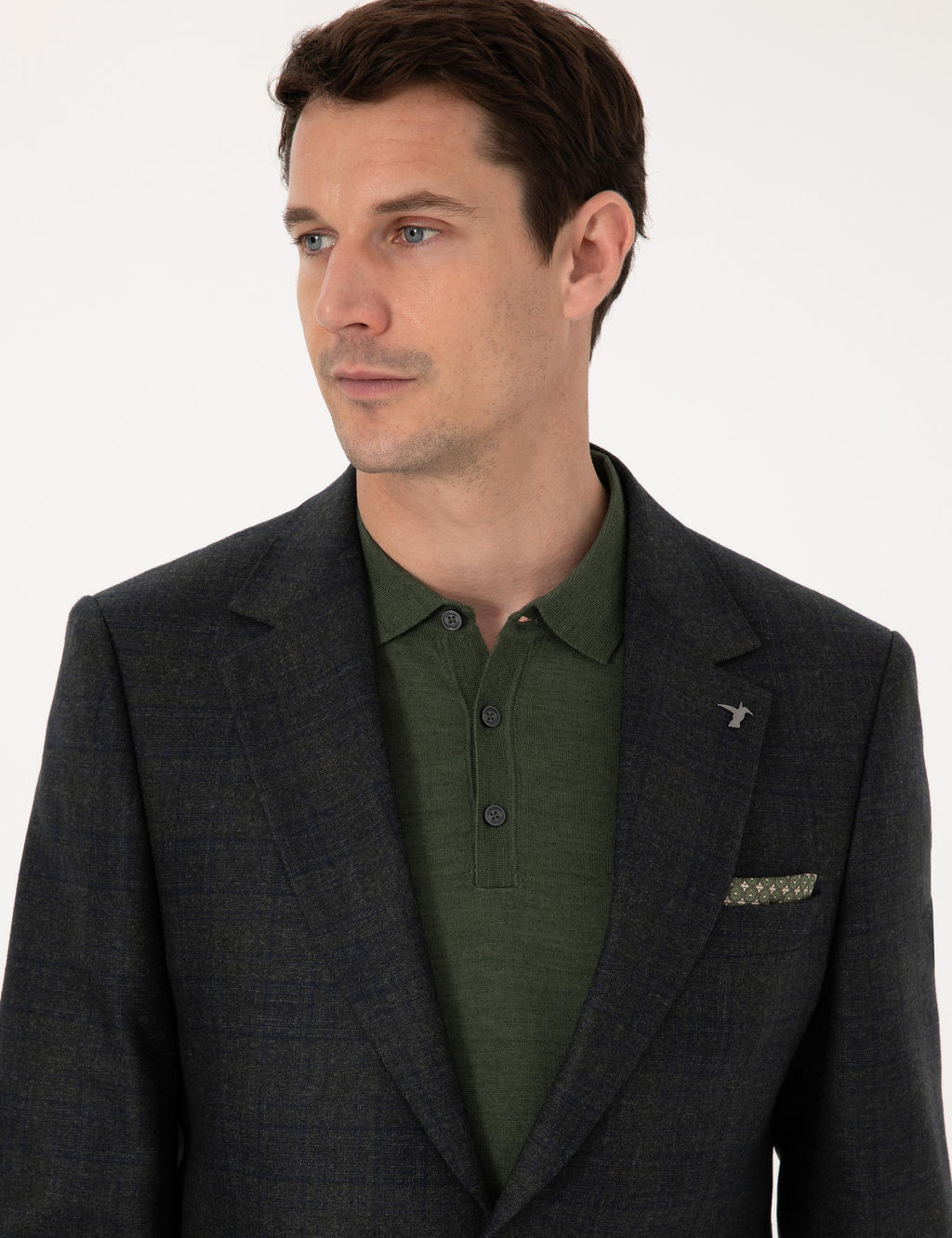 Ye_il Slim Fit Ceket