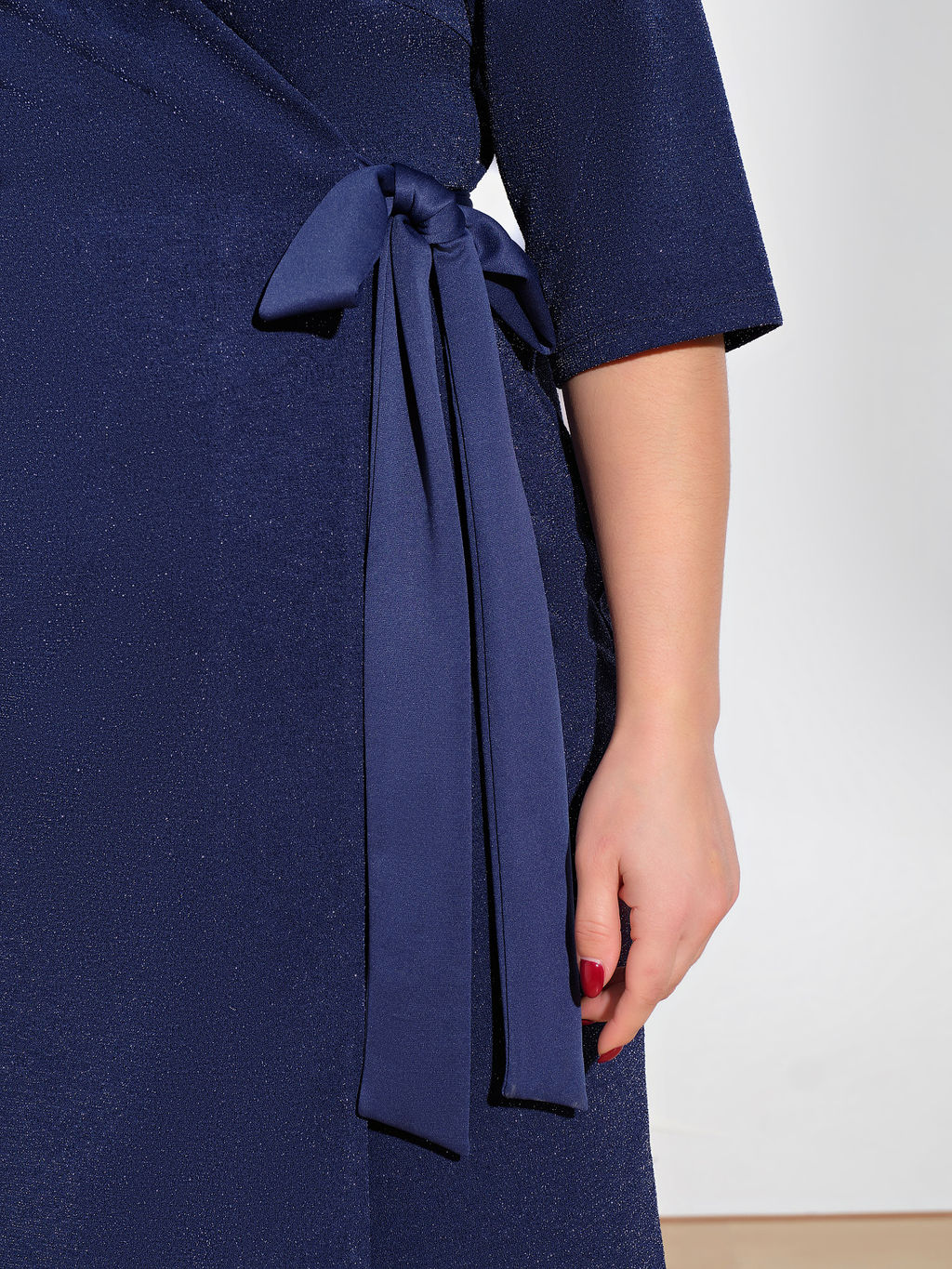 Платье 0150-1 синий - Dora фото 6