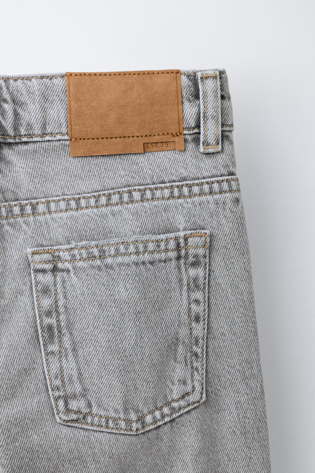 JEANS STRAIGHT / Gris claro - Zara фото 4