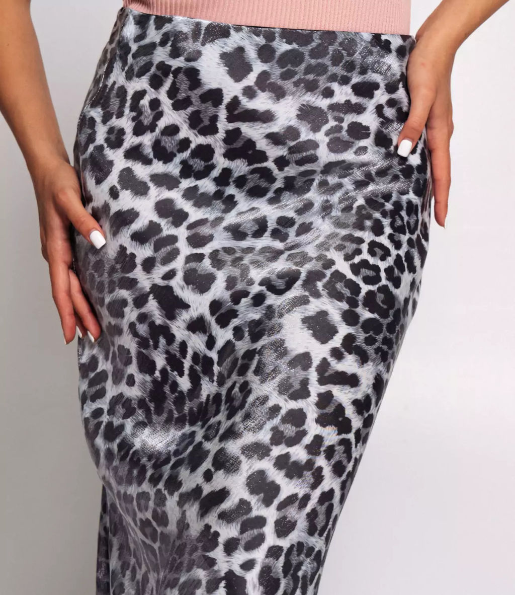 Юбка #БШ2502, серый