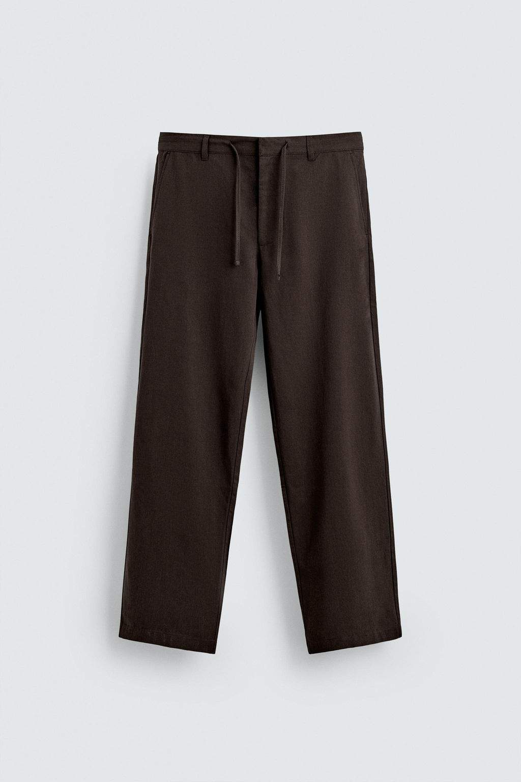 LYOCELL-COTTON TROUSERS - Zara фото 6