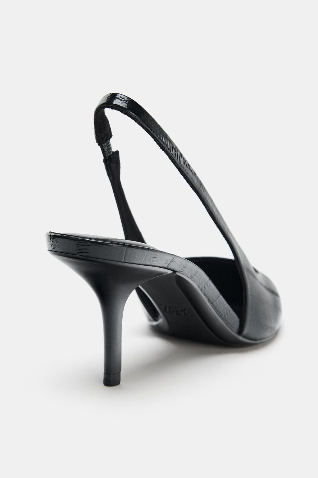 TEXTURED SLINGBACK SHOES - Zara фото 5