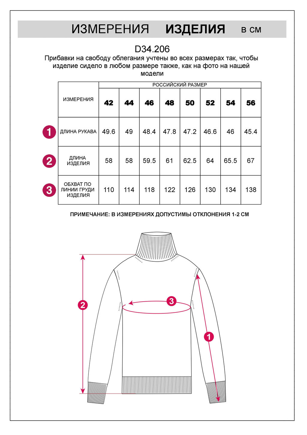 D34.206 Свитер женский пудровый