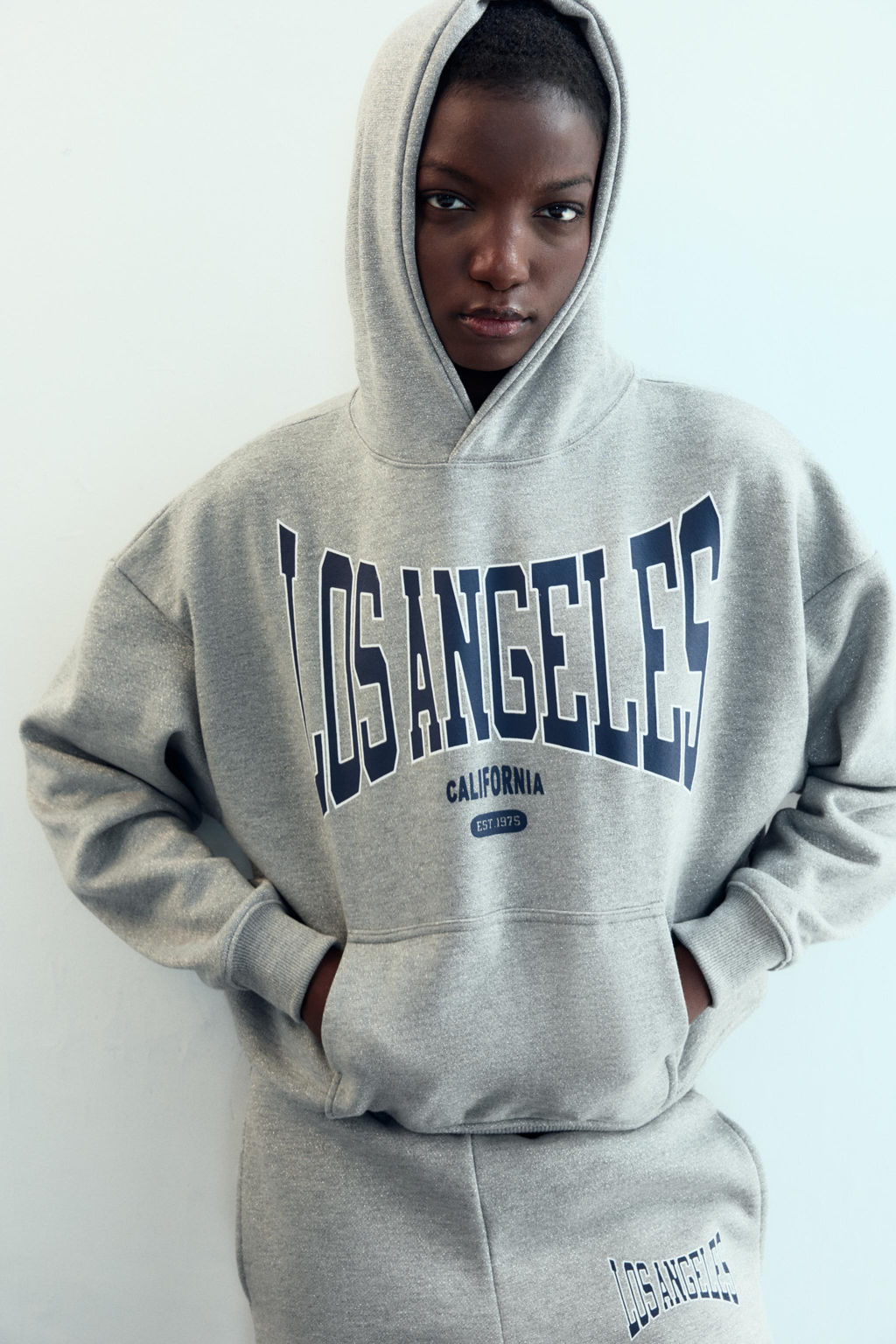 SHINY SLOGAN HOODIE - Zara фото 2