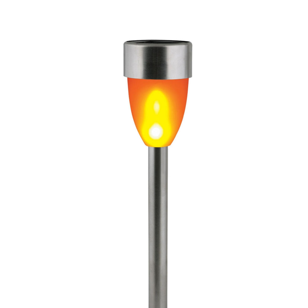 USL-S-187/MM360 METAL TORCH Садовый светильник на солнечной батарее Металлический факел. 10 светодиодов. Эффект пламени. 1*ААA Ni-Mh аккумулятор в/к. IP44. TM Uniel - Volpe фото 5