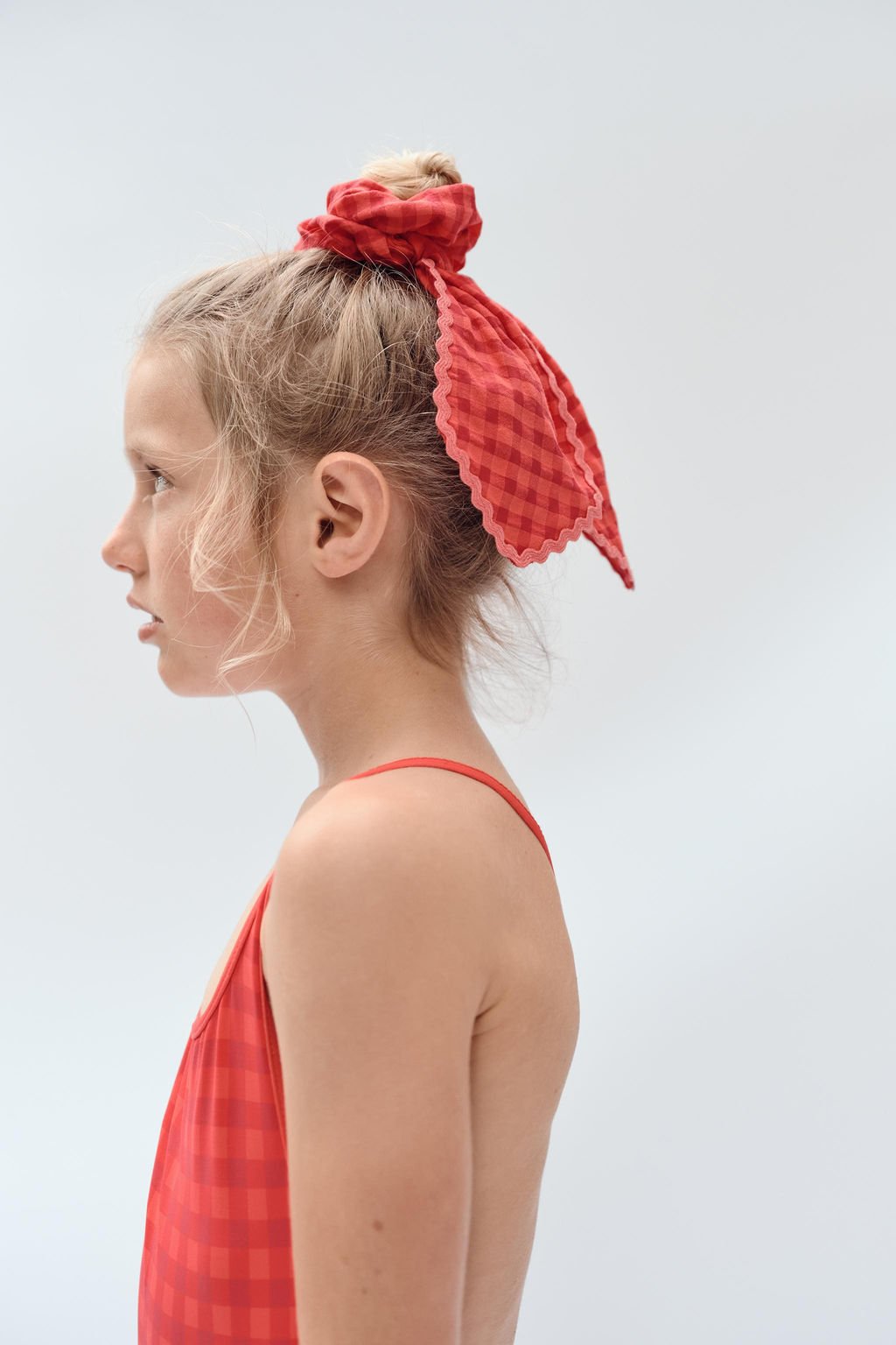 2-14 A?OS/ BA?ADOR CUADRO VICHY LIMITED EDITION / Coral rojo - Zara фото 7