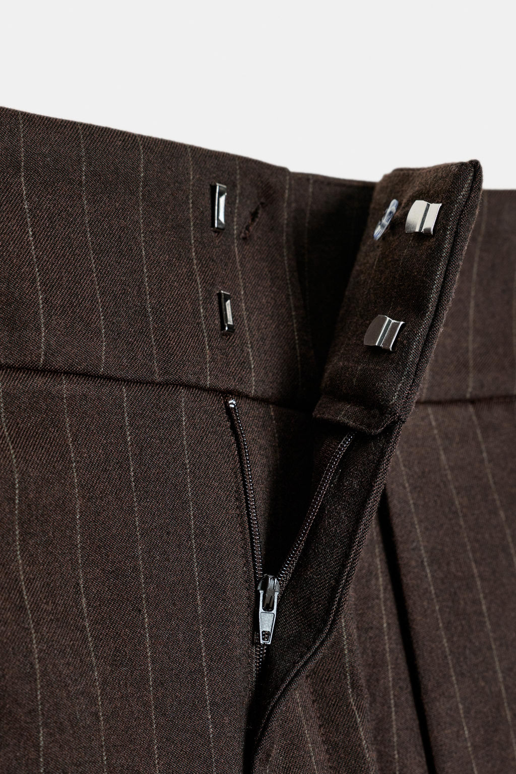 BALLOON TROUSERS WITH STRIPES AND PLEATS - Zara фото 12