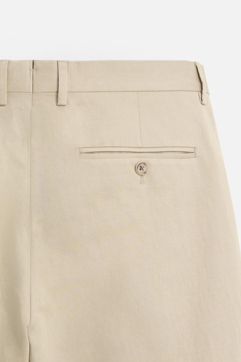 LINEN - COTTON SUIT TROUSERS - Zara фото 8