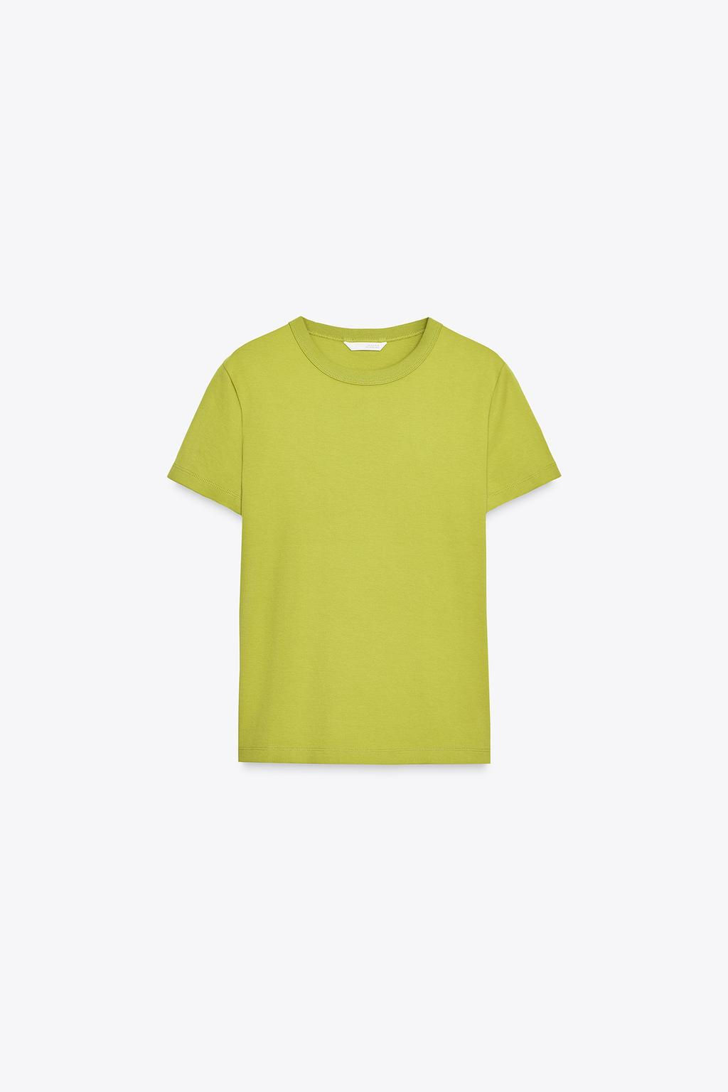 SHORT SLEEVE INTERLOCK T-SHIRT - Zara фото 63