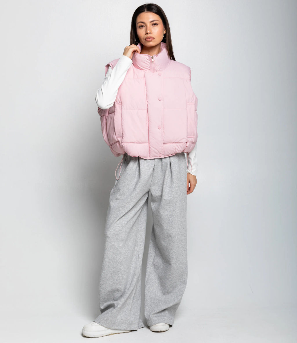 Жилет #КТ119 (2), розовый