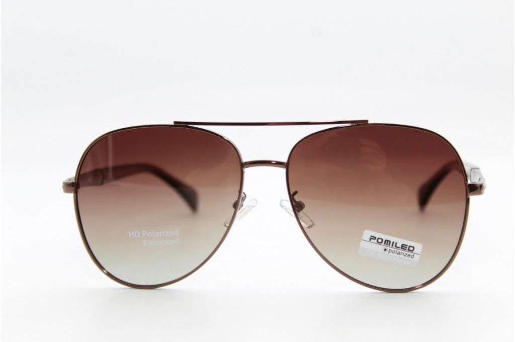 Солнцезащитные очки POMILED (Polarized) 08256 60-16-135 С10-02 с мешочком  фото 2