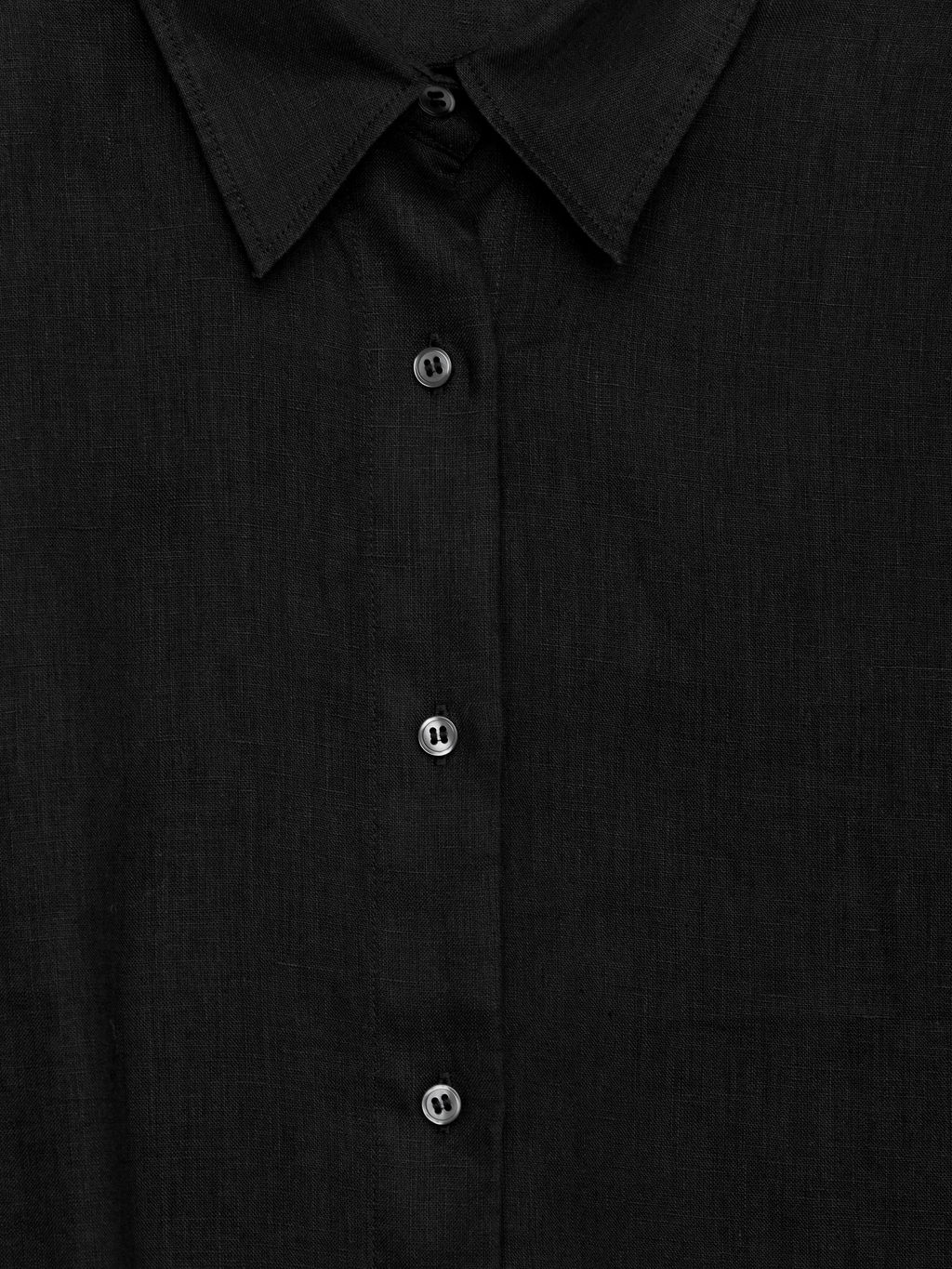 Camisa de lino holgada - H&m фото 7