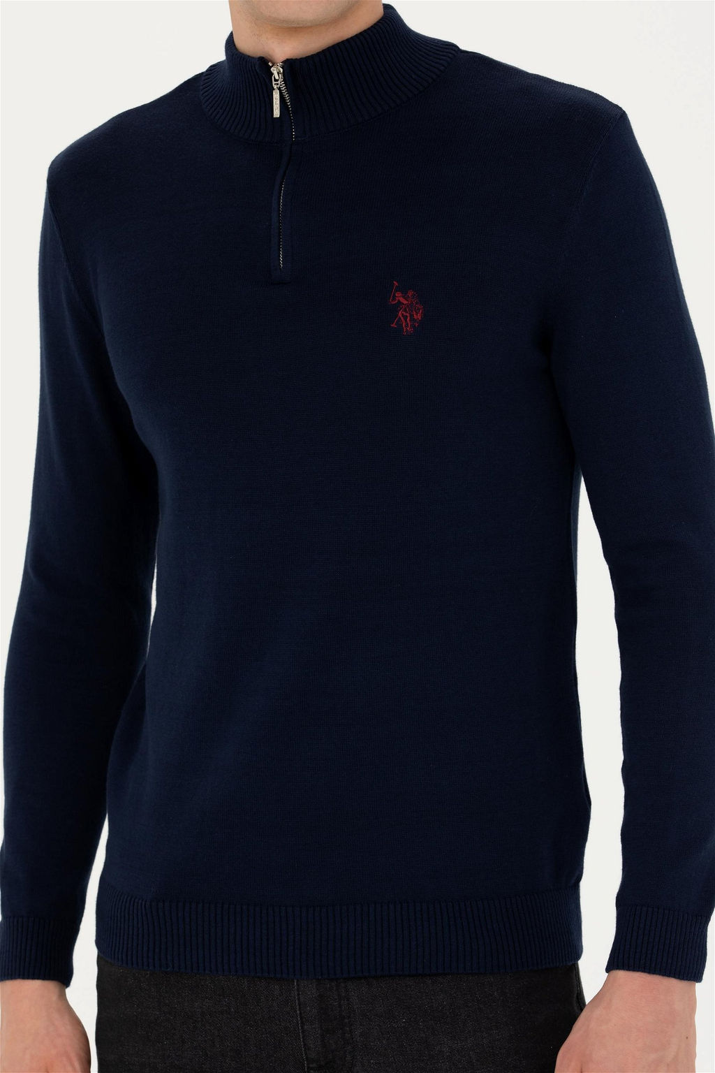 Мужской темно-синий свитер - U.s. polo assn фото 13