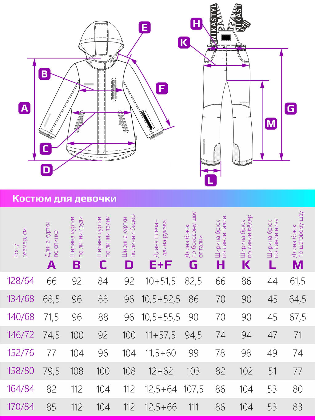 Костюм 7з2023 лиловый/лайм - Nikastyle фото 15
