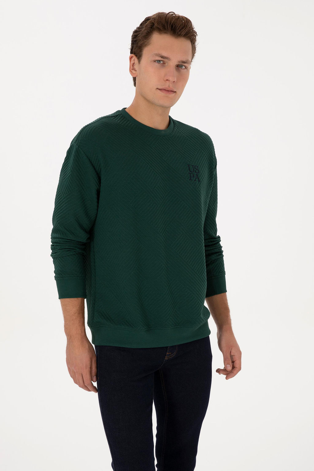 Erkek Koyu Ye_il Sweatshirt - U.s. polo assn фото 3