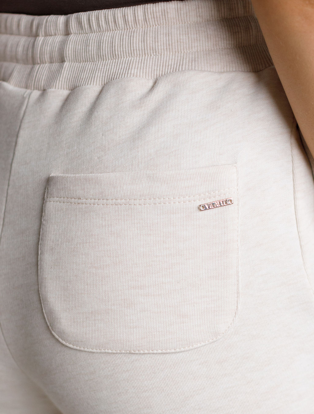 Прямые брюки из петельчатого футера-трехнитки - Vilatte фото 5