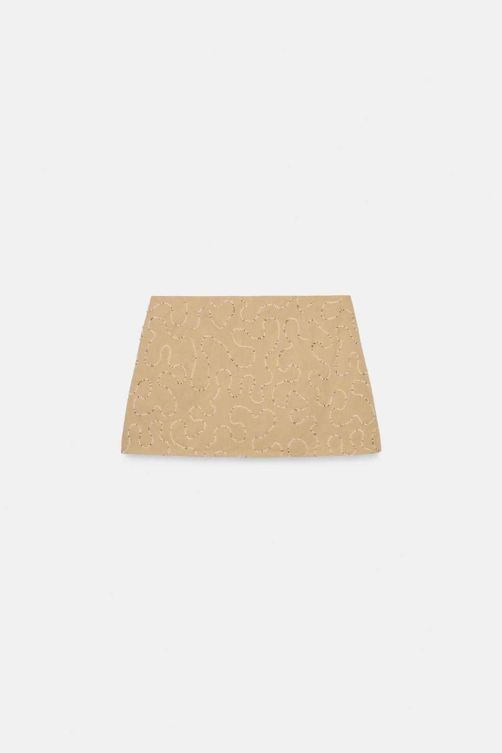 BEADED SKORT - Zara фото 7