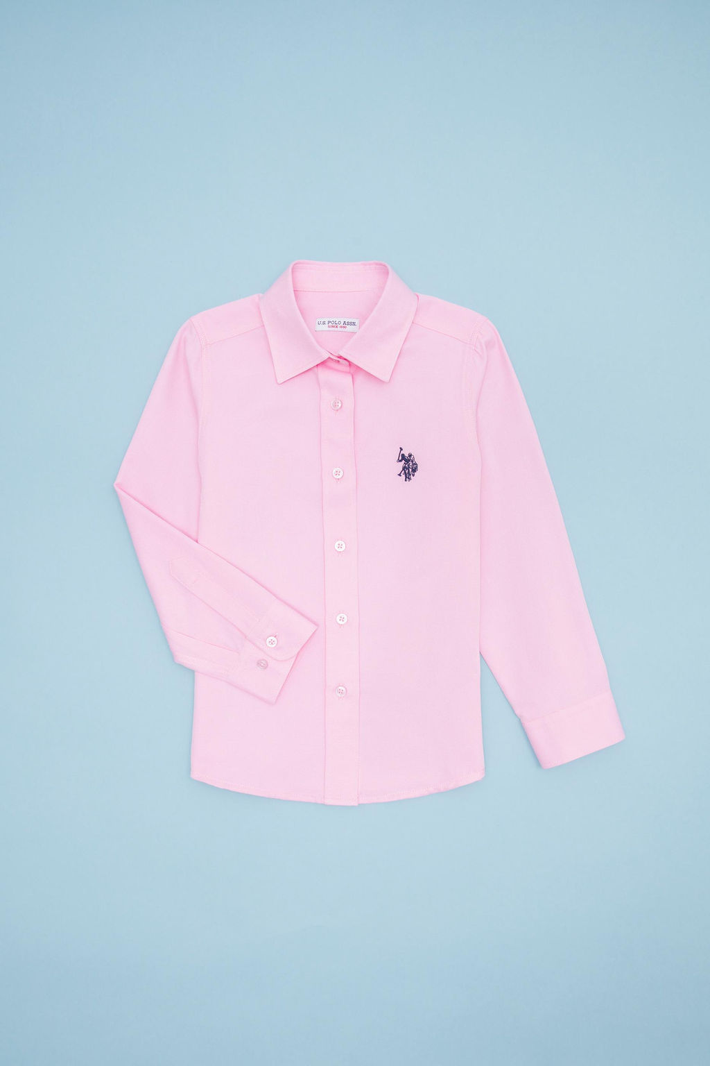 U. S. Polo Assn Рубашка с длинным рукавом Magnolia для девочек - U.s. polo assn фото 4