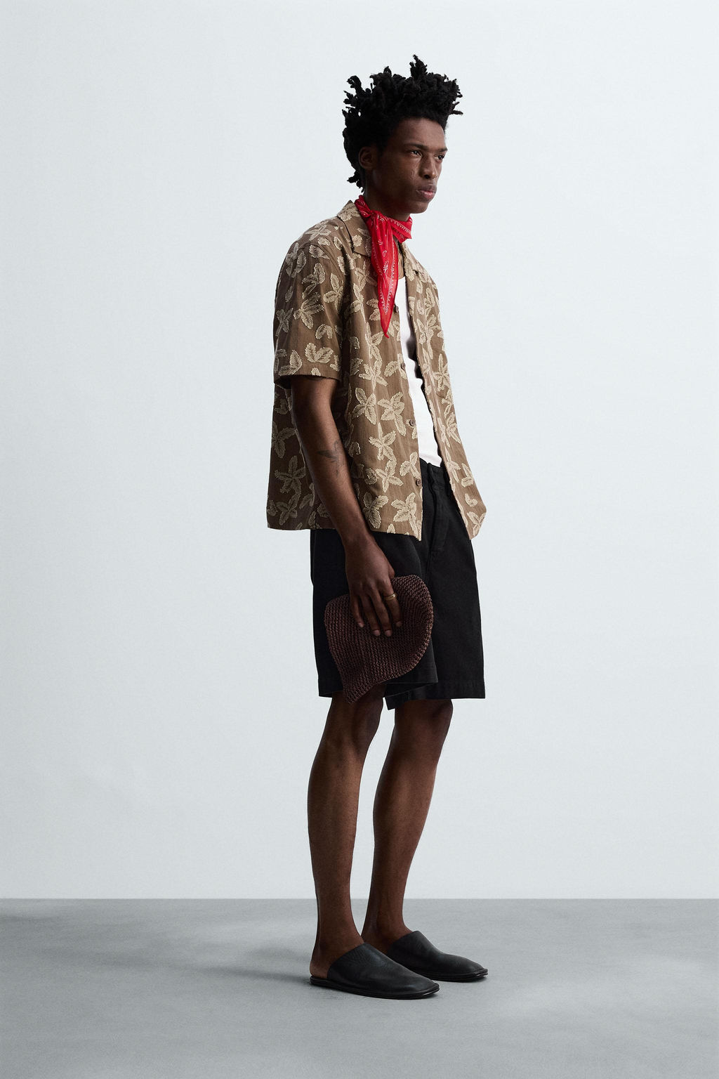 FLORAL JACQUARD SHIRT  OTIS KWAME KYE QUAICOE - Zara фото 12