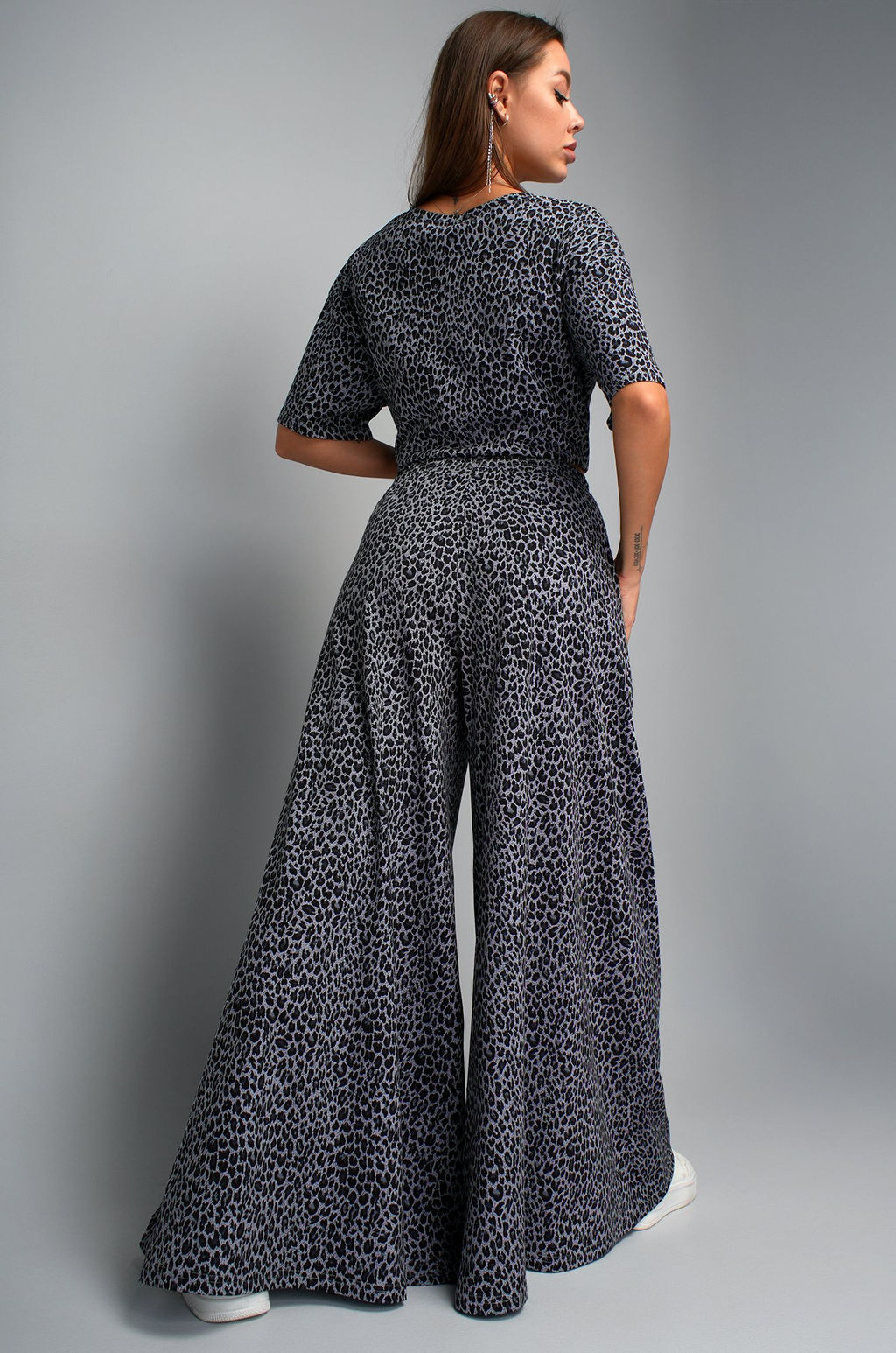 Женский костюм с широкими брюками Happyfox  фото 6