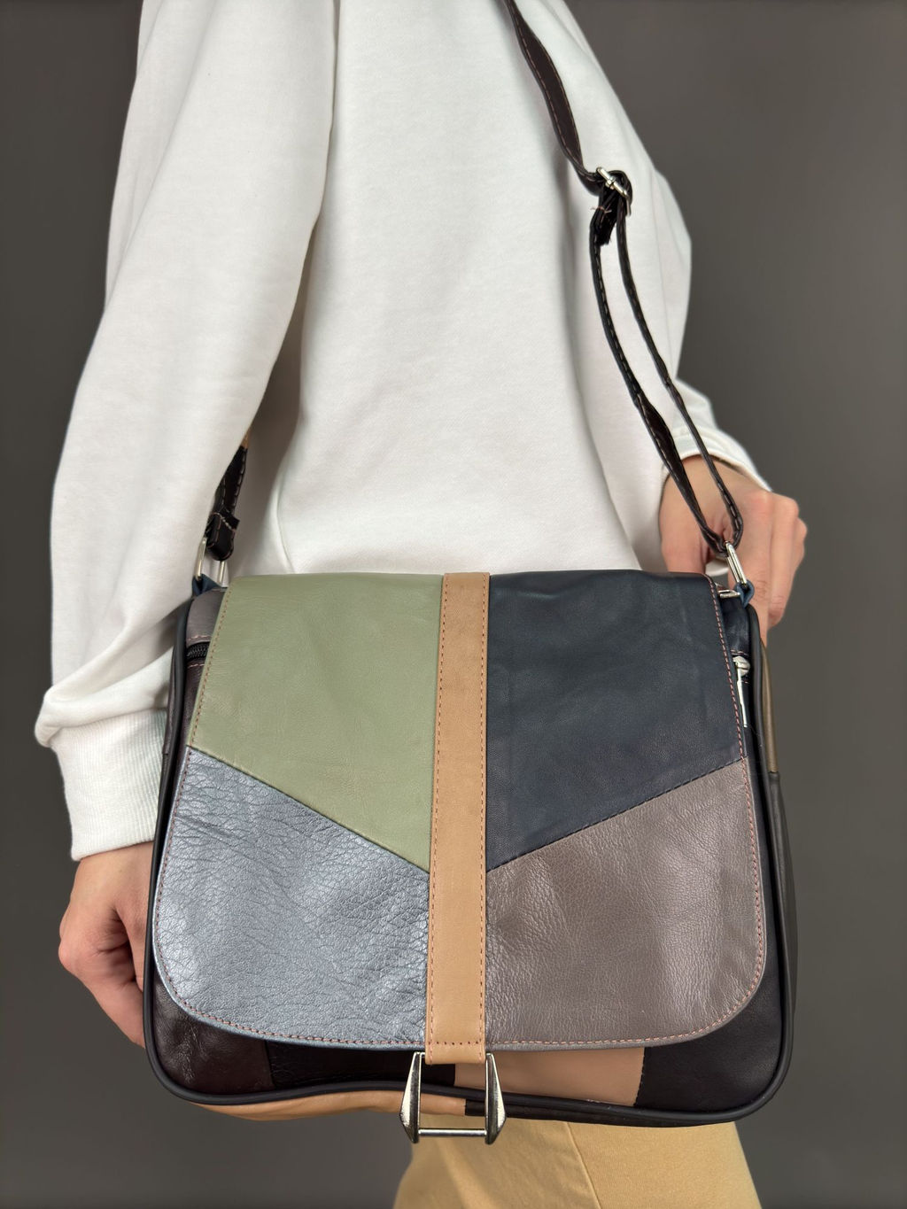 Сумка женская из телячьей кожи