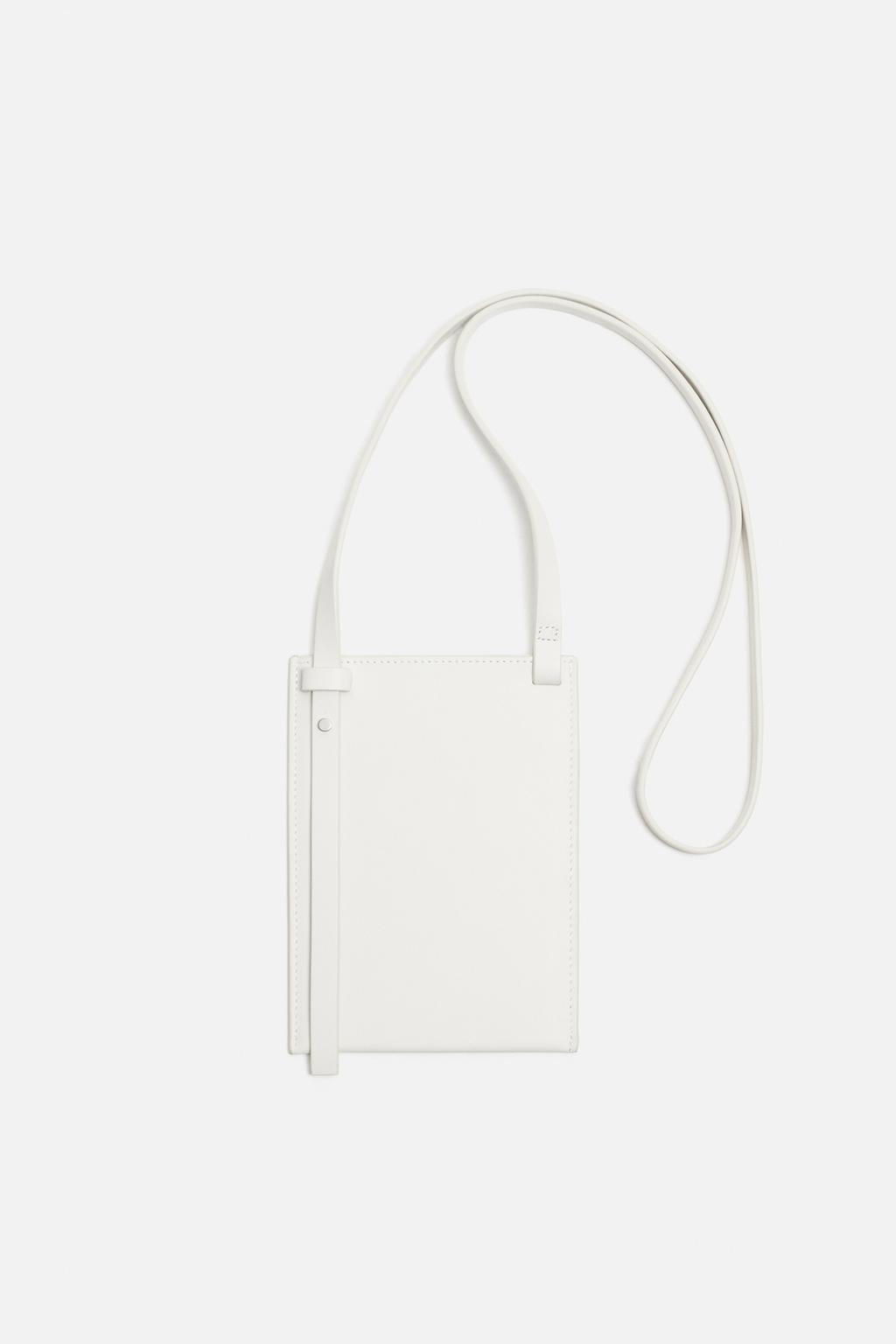 LEATHER MINI CROSSBODY BAG - Zara фото 2