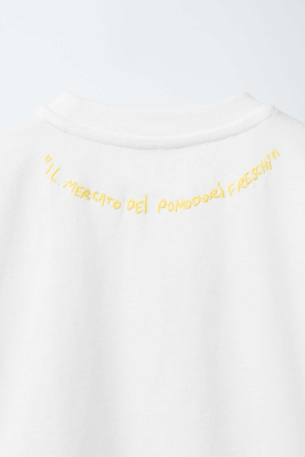 CAMISETA PARCHE TOMATES / Blanco roto - Zara фото 4