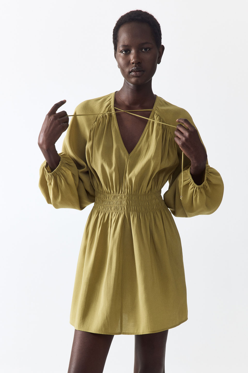 Vestido t?nica oversize - H&m фото 8