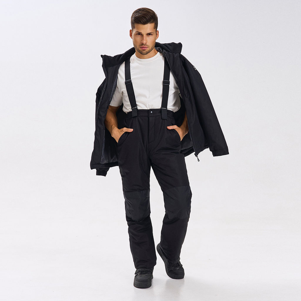 Полукомбинезон мужской зима М-302/1 Чёрный - Rodos фото 26