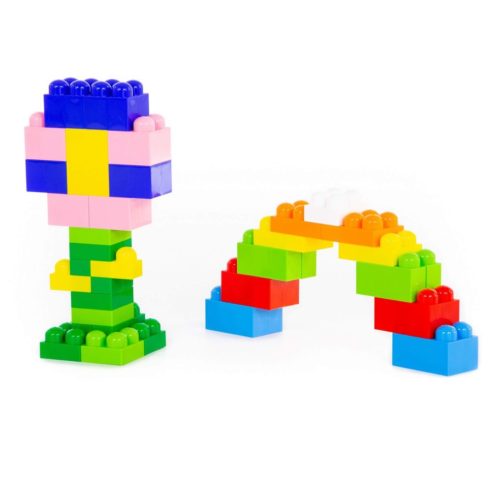 Конструктор Великан (74 элемента) (в контейнере) - Полесье фото 4