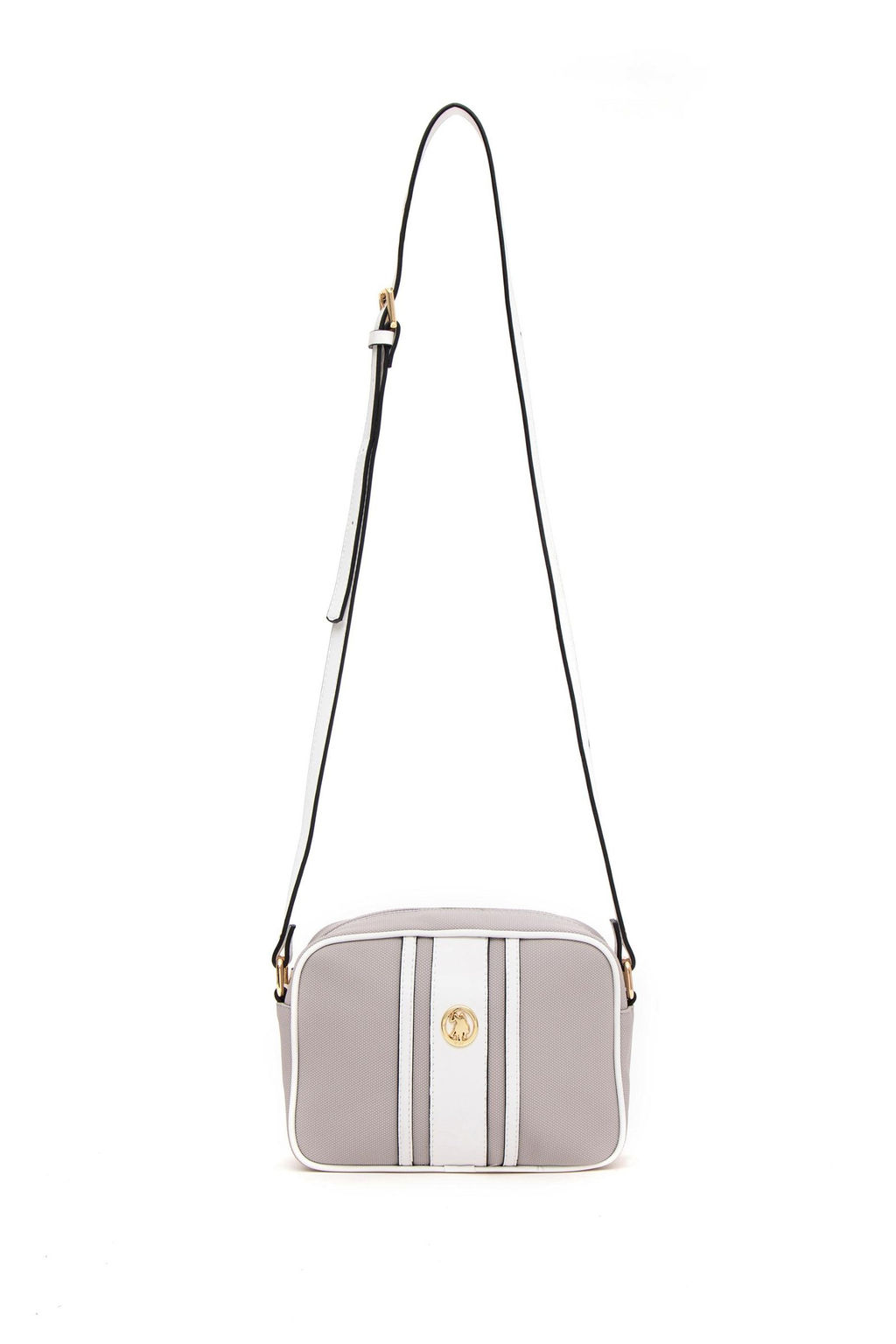 Женская светло-серая сумка через плечо - U.s. polo assn фото 6