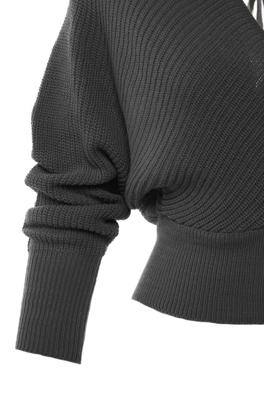 Antrasit Kruvaze Triko Kazak TWOAW21KZ1277