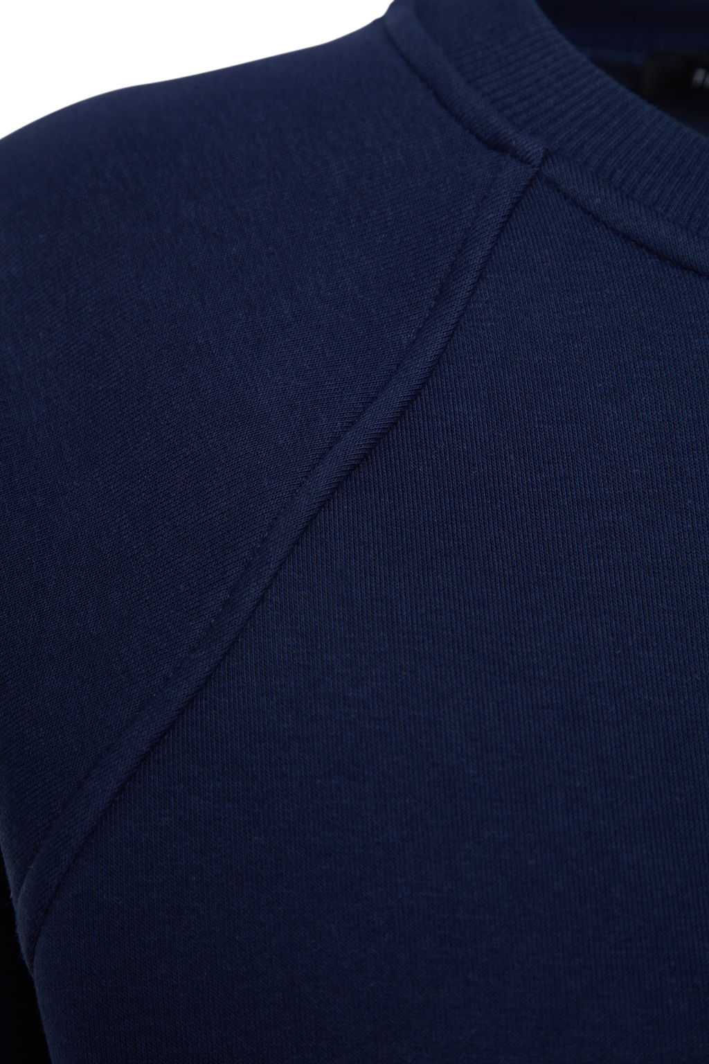 Lacivert Relaxed/Rahat Kal?p Basic Reglan Kol Bisiklet Yaka Orme Sweatshirt TWOAW24SW00104