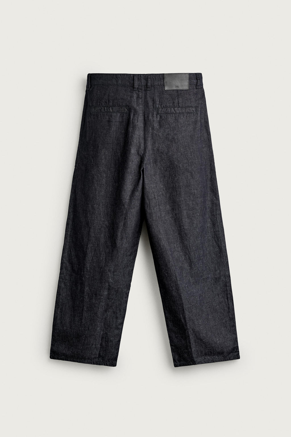 PANTAL?N CHINO DENIM LIGERO ALGOD?N - LINO / ?ndigo - Zara фото 7