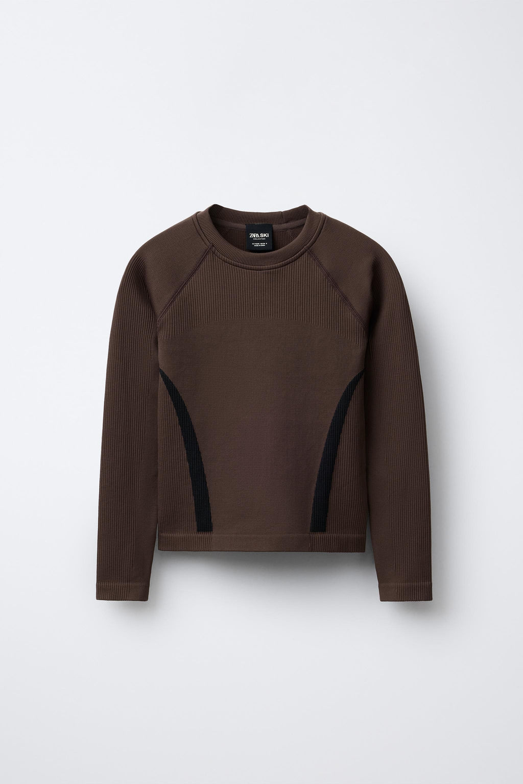 SEAMLESS CONTRAST SKI COLLECTION T-SHIRT - Zara фото 5