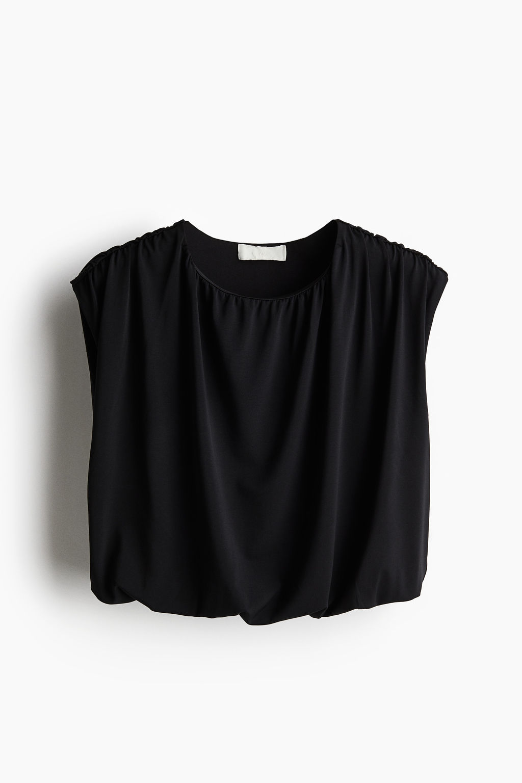 Top cropped drapeado - H&m фото 2