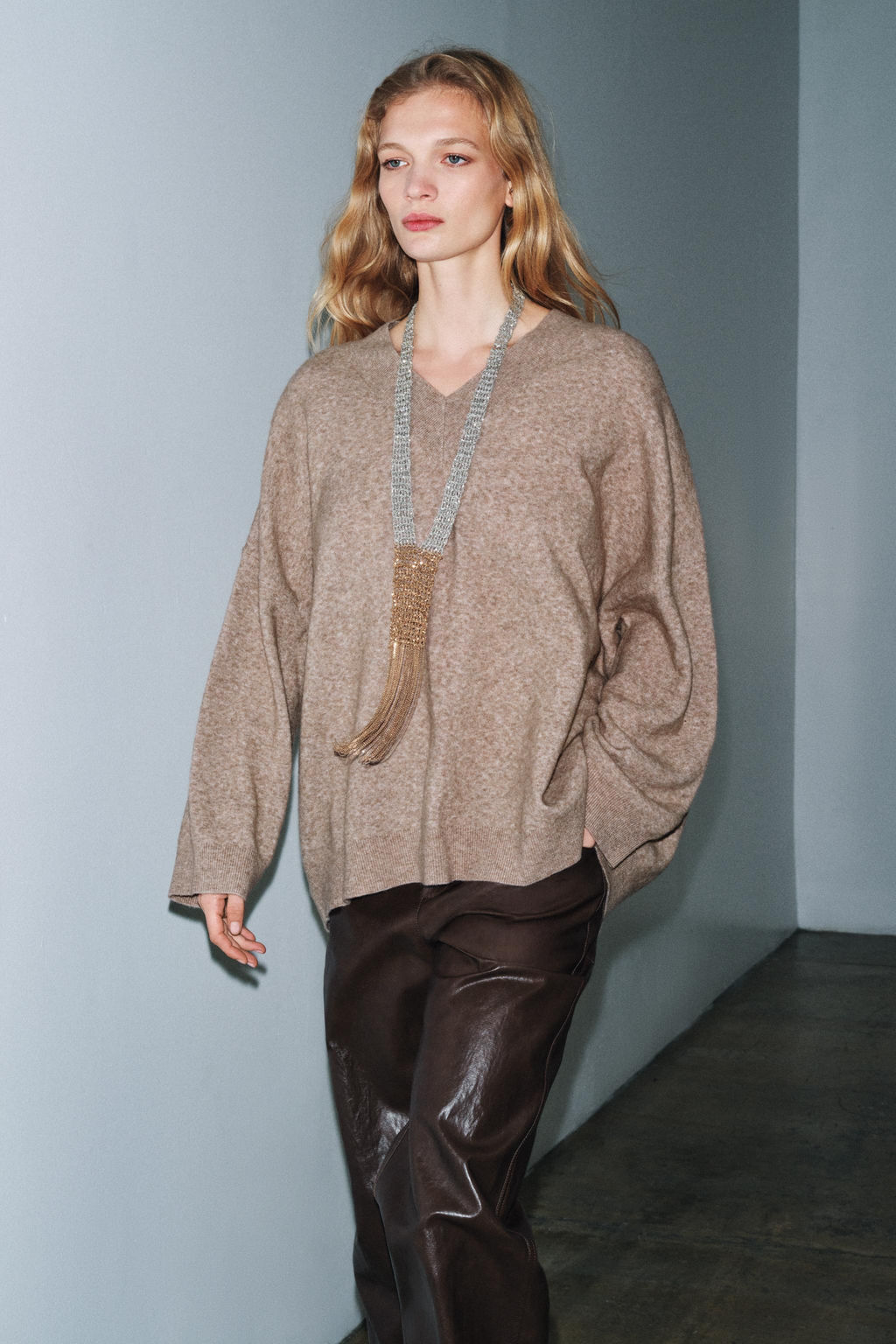 OVERSIZE WOOL JUMPER - Zara фото 11