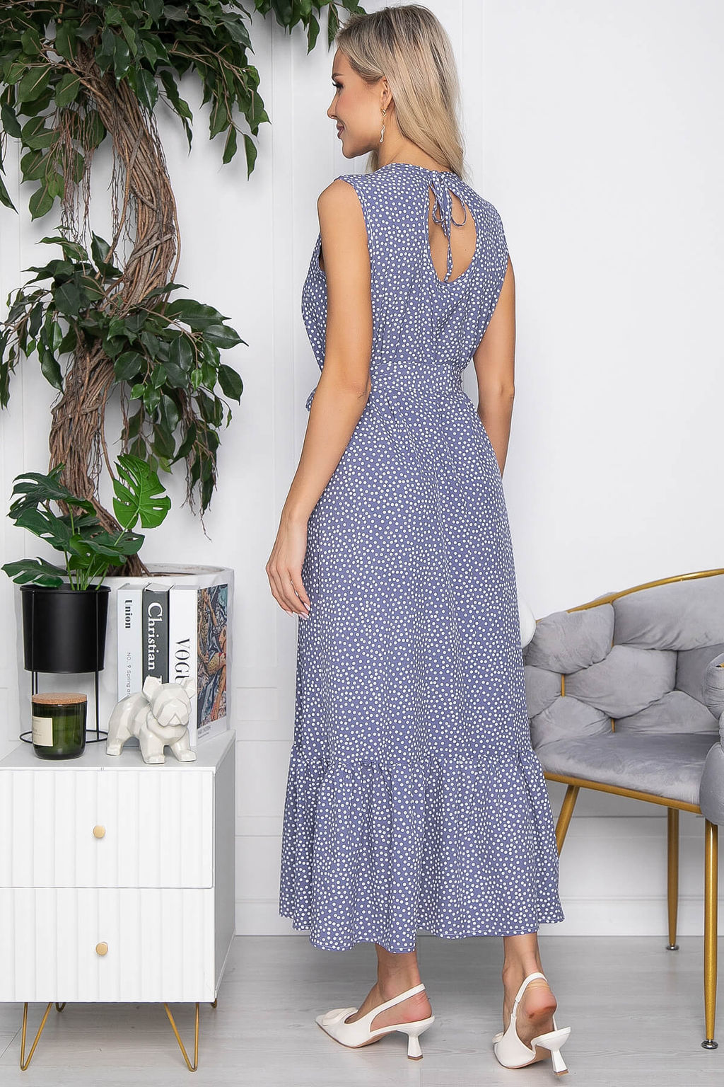 Сарафан Чаровница (синий) П10414 - Lt collection фото 2