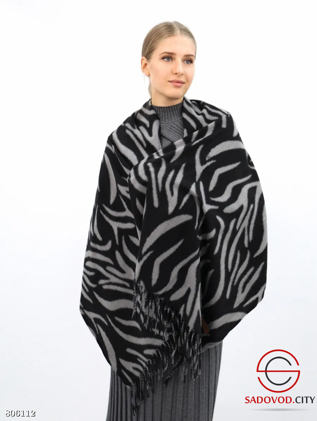 Тёплые зимние палантины из 100% кашемира - Bruno фото 12