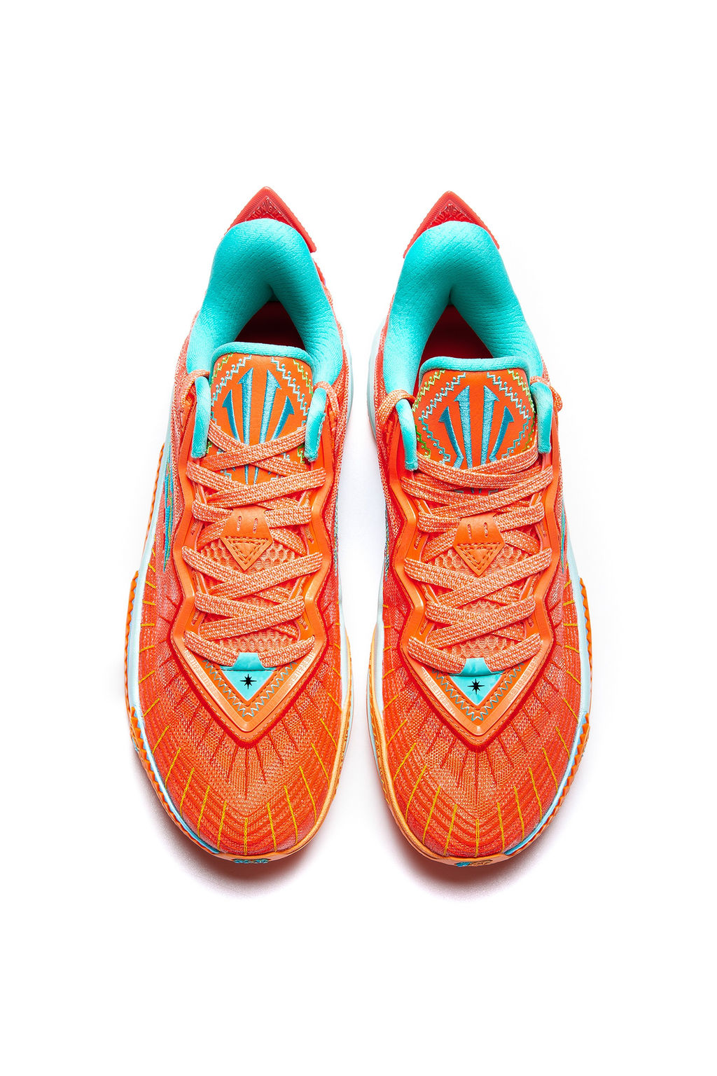 Кроссовки для баскетбола Оранжевый/Желтый