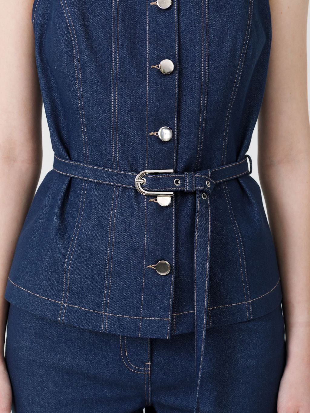 Жилет из джинсы - Stilla фото 5