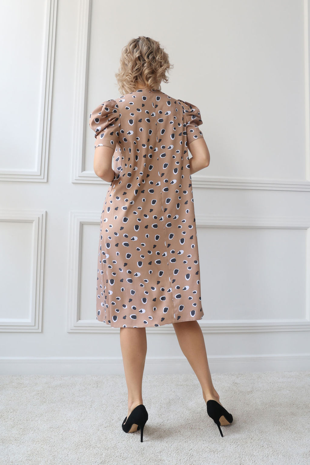 Платье с рукавами-буфами - Looklikecat фото 4