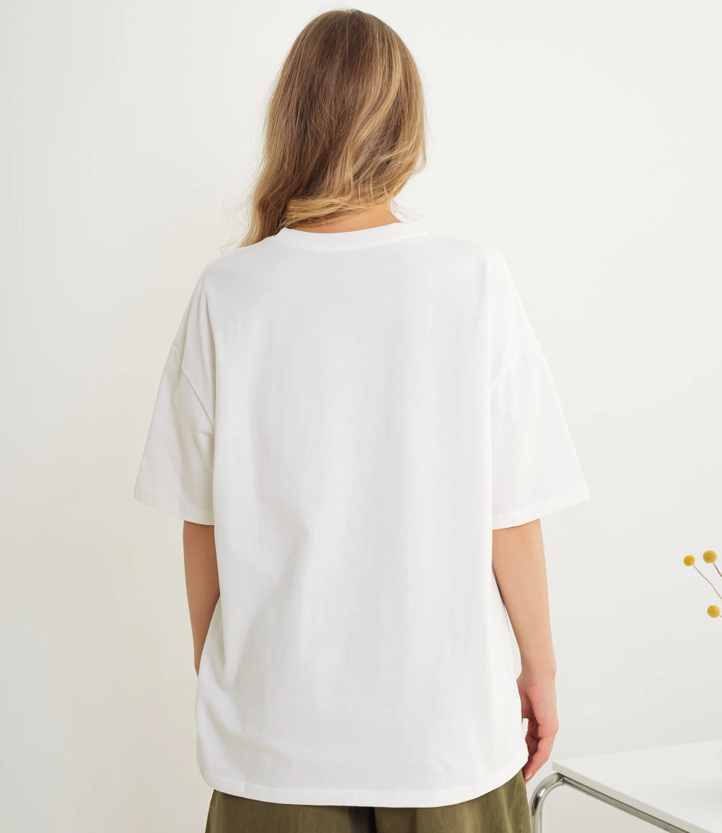 Футболка #КТ026 (2), белый - Dommod фото 3