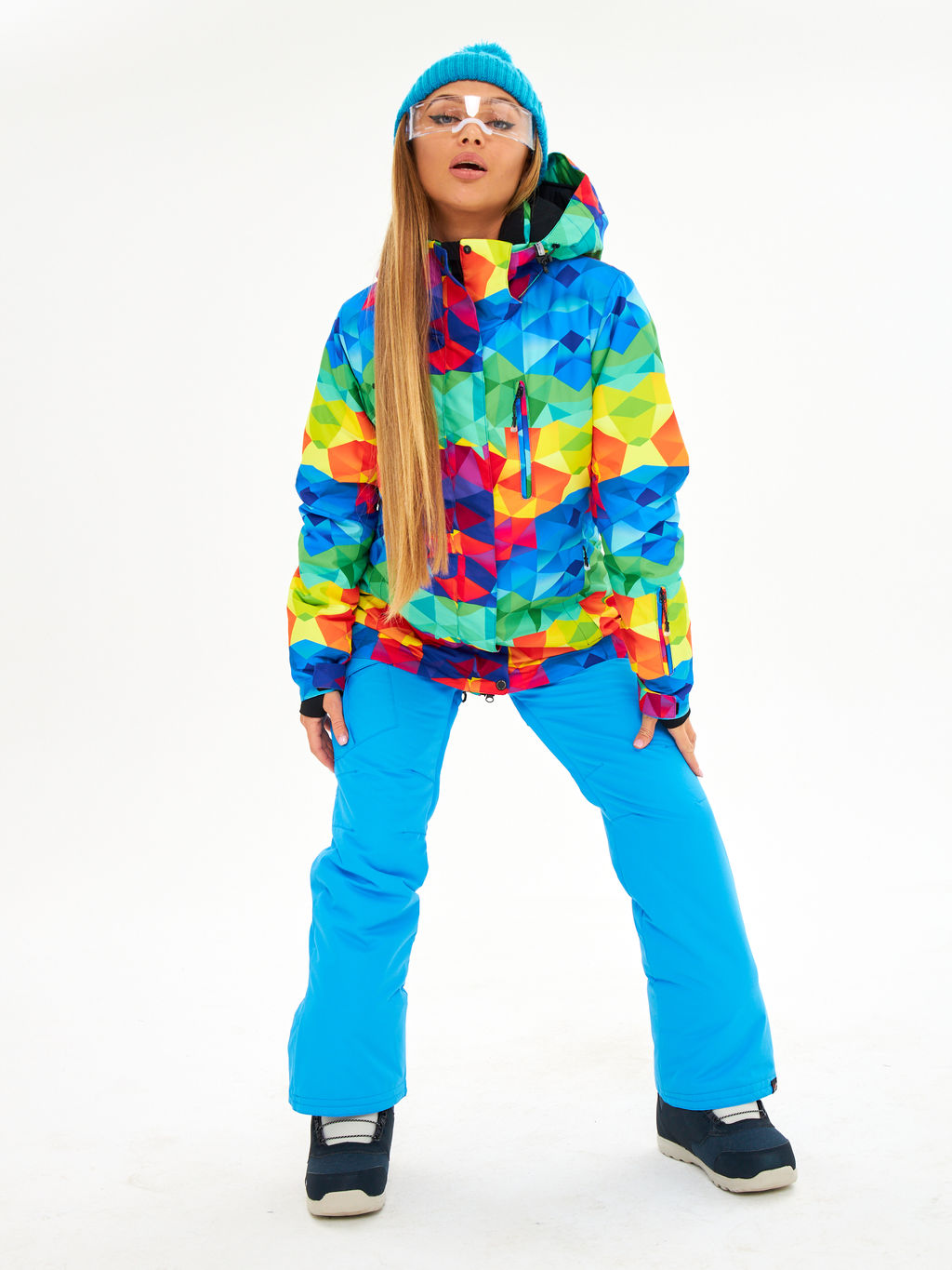 Женская горнолыжная сноубордическая куртка Alpha Endless Ultra Chaleur SNB 423/316_6 Разноцветный  фото 41