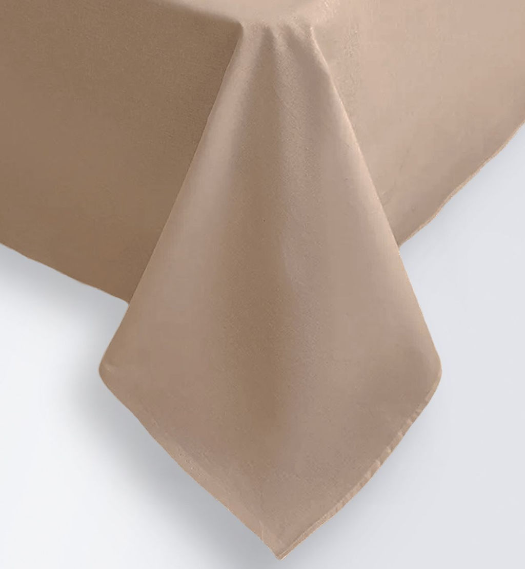Простыня 150х215 сатин Моноспейс, бежевый - Ecotex фото 3