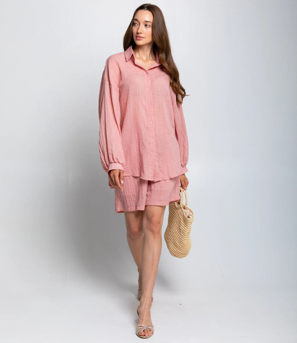 Костюм #КТ000190, пудровый - Dommod фото 2