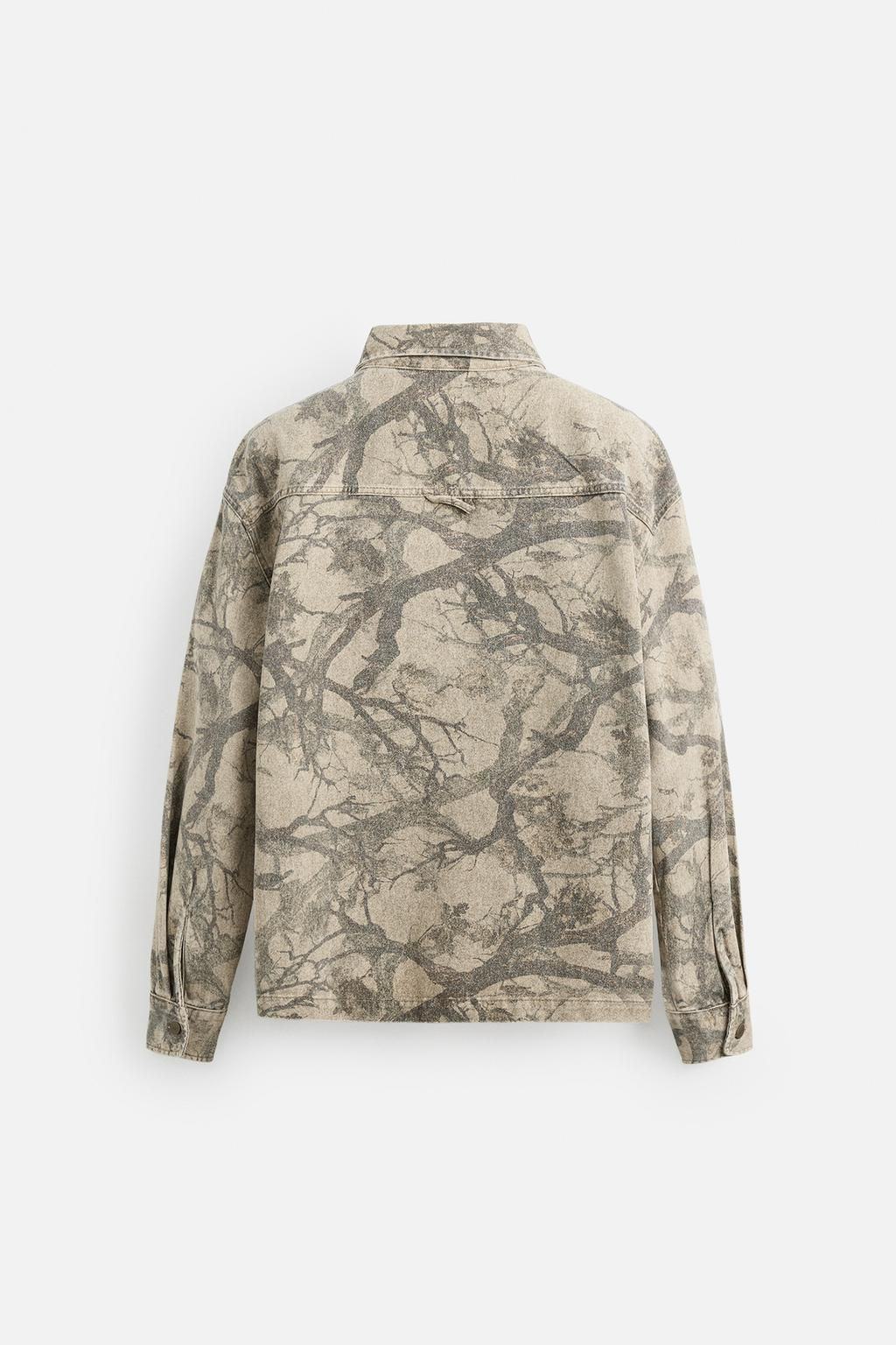 ABSTRACT PRINT OVERSHIRT - Zara фото 9