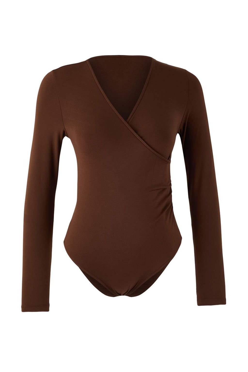 Siyah Soft Touch Kruvaze Drapeli Alttan C?tc?tl? Esnek Orme Body TWOAW26BD00015 - Trendyolmilla фото 6